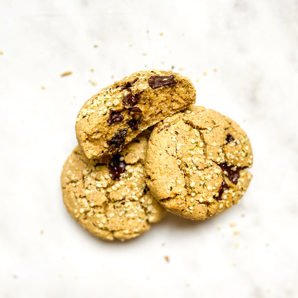 Cookies chocolat et sésame (keto, vegan & sans gluten)