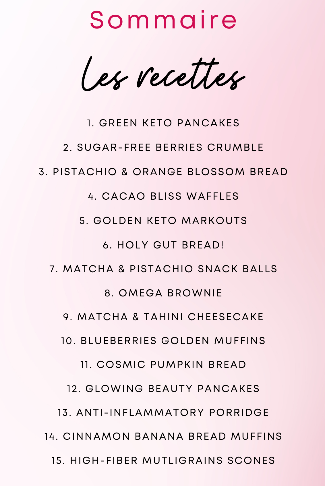 E-BOOK DE DESSERTS, PETITS-DÉJEUNERS ET SNACKS ANTI-INFLAMMATOIRES
